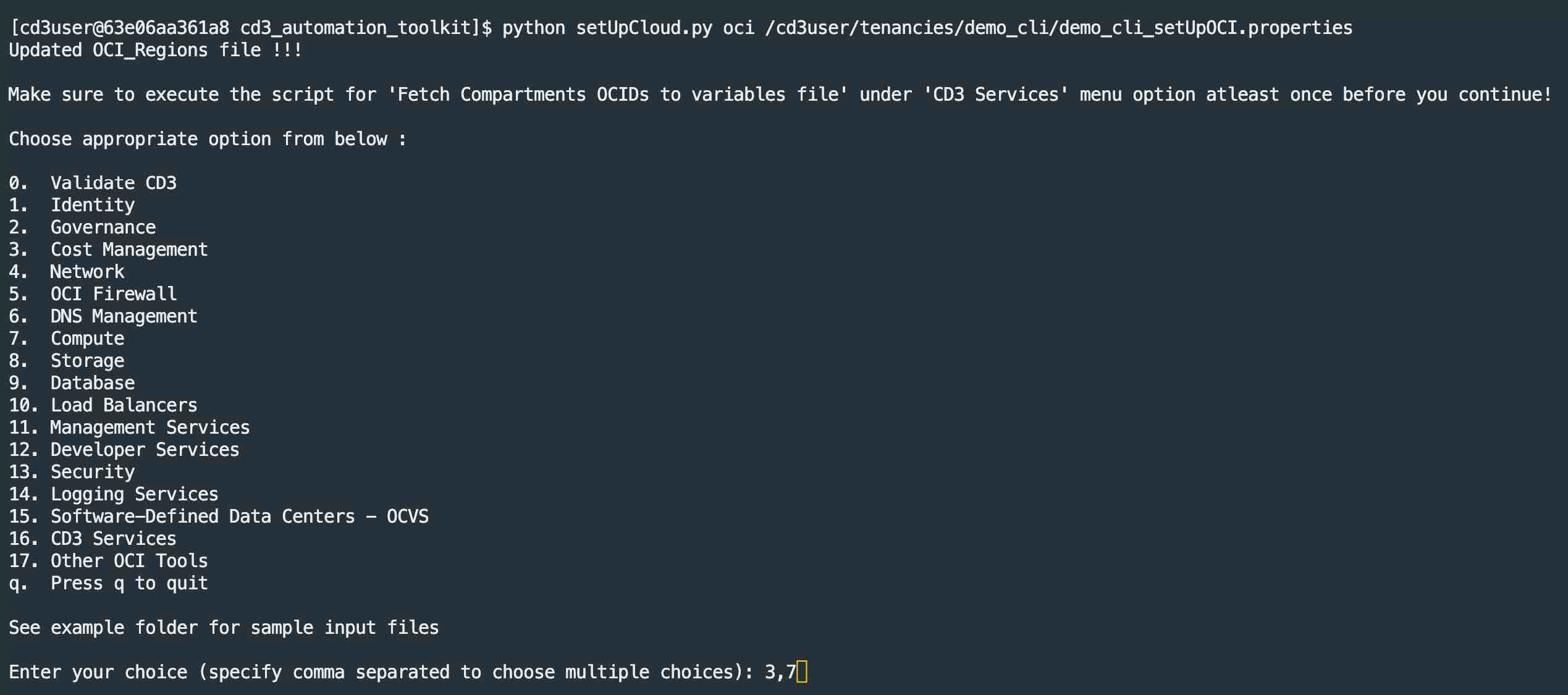 outputmenu image