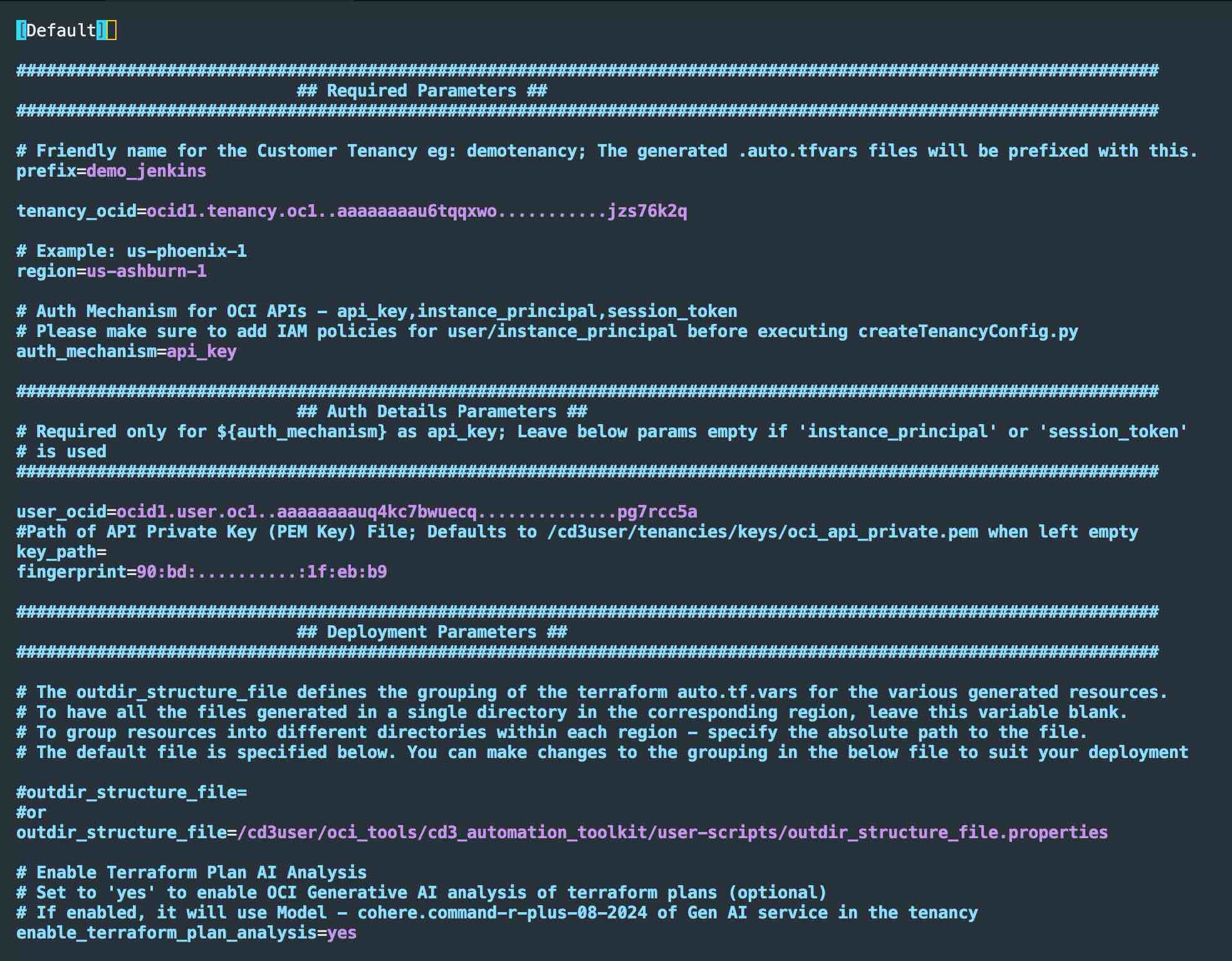 image tenancyconfig_properties